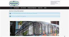 Desktop Screenshot of chattanoogaparking.org