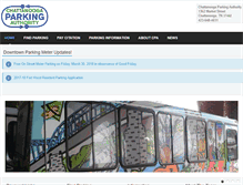 Tablet Screenshot of chattanoogaparking.org